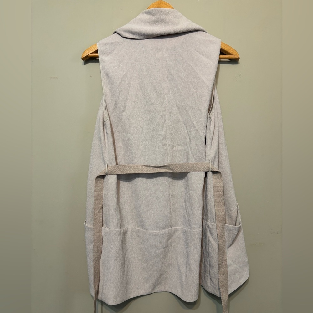 WILFRED Oversized Belted Dressy Vest with Pockets - Picture 4 of 7